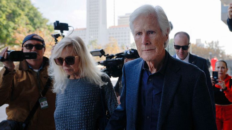 Suzanne Perry and Keith Morrison were in court for the hearing. Pic: Reuters/ Mike Blake
