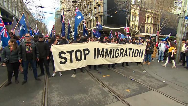 Neo-Nazi Melbourne yürüyüşü