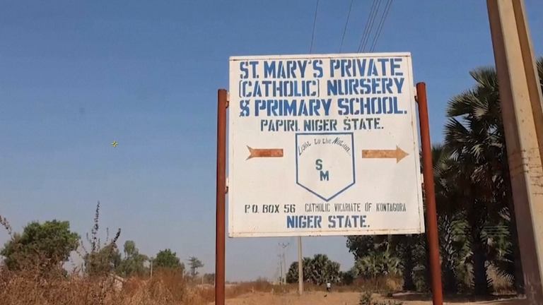 The attack on the Papiri school was one of Nigeria's biggest mass kidnappings. Pic: AP