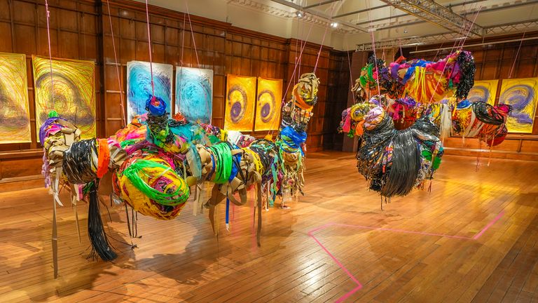 Nnena Kalu's nominated Turner Prize works. Pic: PA