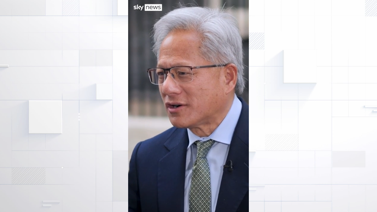 Huang speaking to Sky News last month