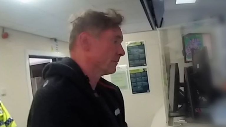 Paul Doyle after his arrest. Pic: Merseyside Police