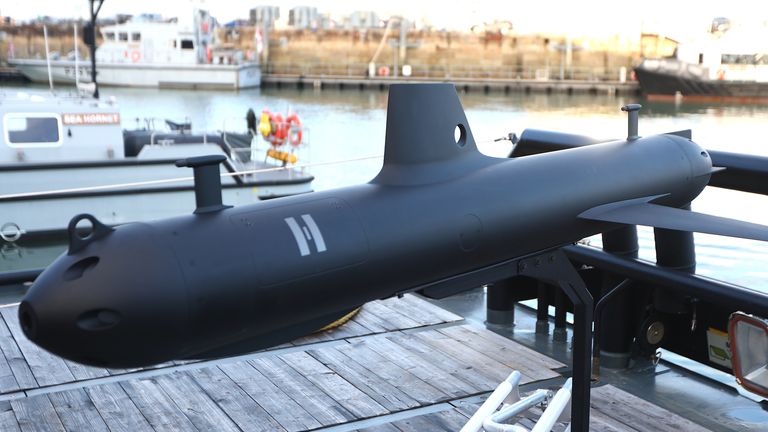 SG-1 Fathom is an autonomous underwater glider. Pic: PA