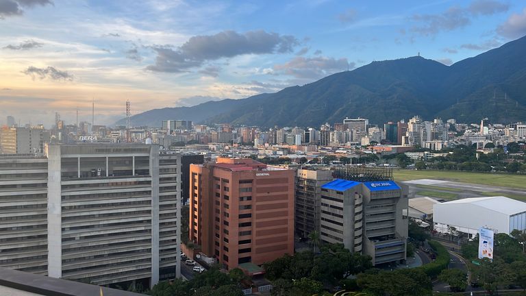 Caracas is known for its beautiful surroundings