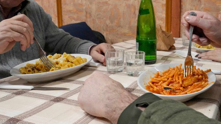 Campaigners noted how Italy's cuisine valued seasonality and fresh produce. File pic: AP