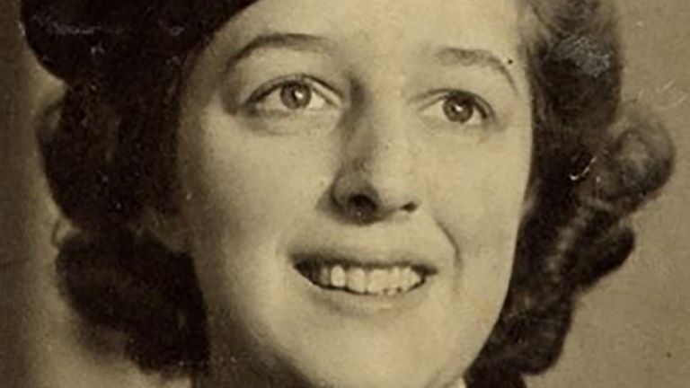 Ruth Bourne, during her military days. Pic: PA