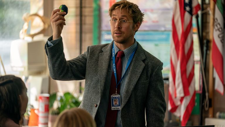 Ryan Gosling as Dr Ryland Grace in Project Hail Mary. Pic: Jonathan Olley/Amazon MGM Studios