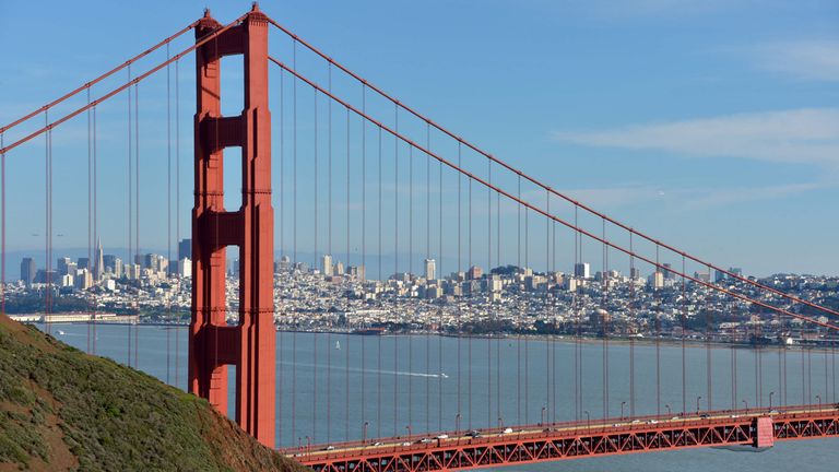 Donald Trump has threatened to strip San Francisco from hosting. Pic: USA TODAY Sports/Reuters