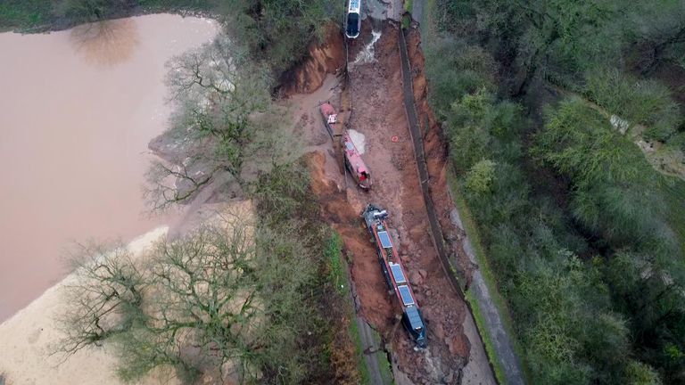 Sinkhole in Shropshire