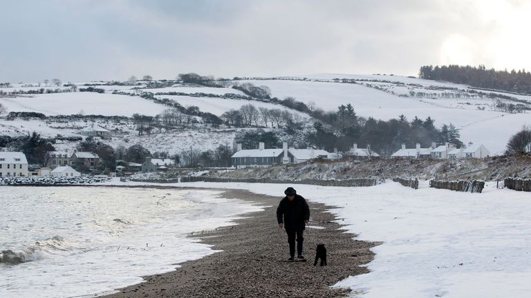 There was significant snow at Christmas time in 2010, such as here in Cushendun, County Antrim. Pic: Reuters