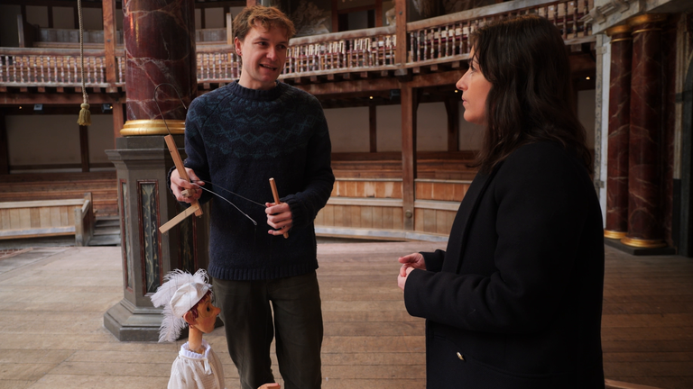 Puppeteer Stan Middleton is a marionette specialist. Pic: Patrick Hutton