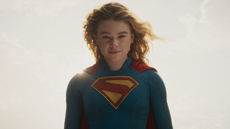 Milly Alcock as Supergirl. Pic: Warner Bros. Pictures