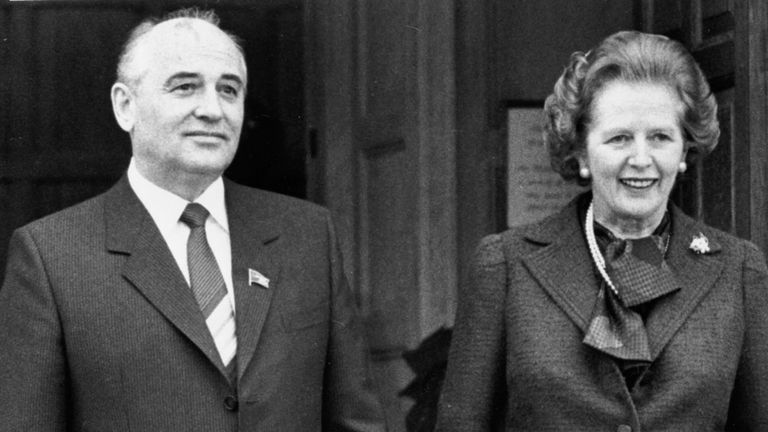 Gorbachev was hosted at Chequers in 1984. Pic: Reuters