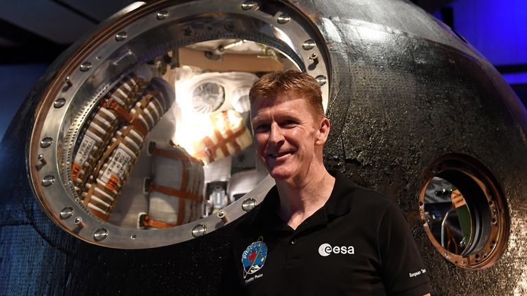 Tim Peake  was the first British ESA astronaut to visit the International Space Station. Pic: Reuters