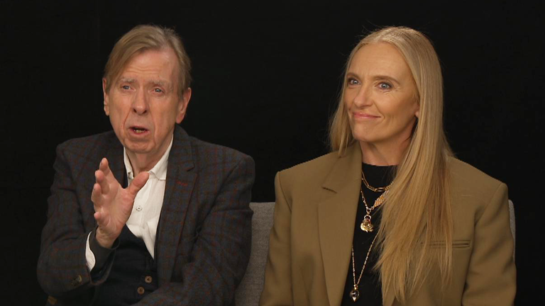 Timothy Spall, next to co-star Toni Collette, says it is not surprising Winslet is such a good director