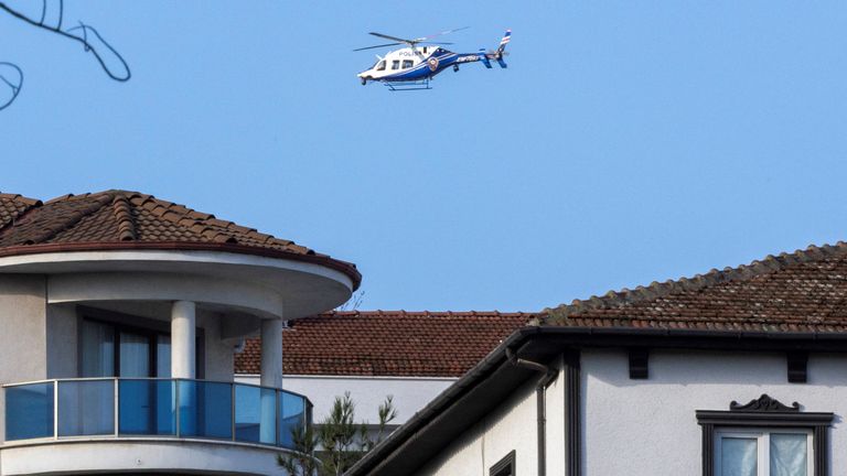 More than 100 simultaneous raids were carried out in 15 provinces on Monday. Pic: Reuters.