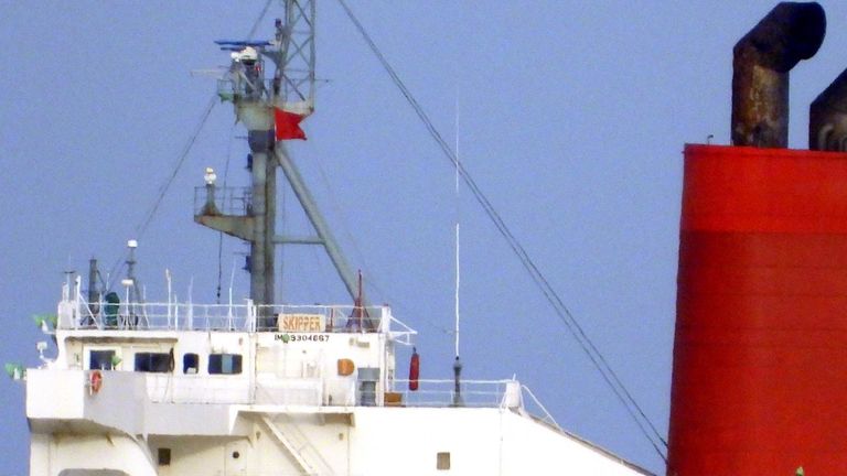 Skipper pictured from the Venezuelan shore. Source: TankerTrackers.com