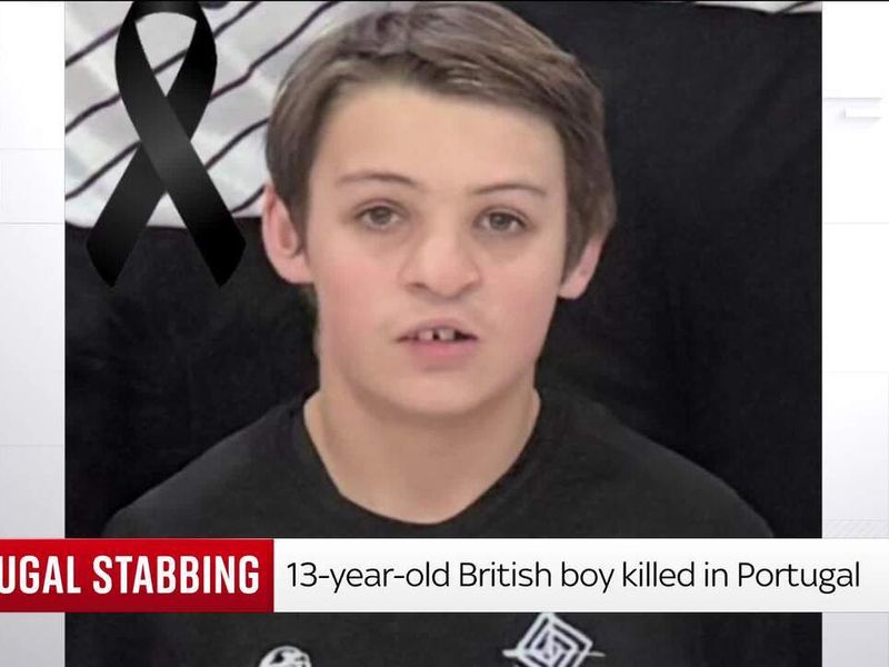 13-year-old Alfie Hallett was killed in Portugal