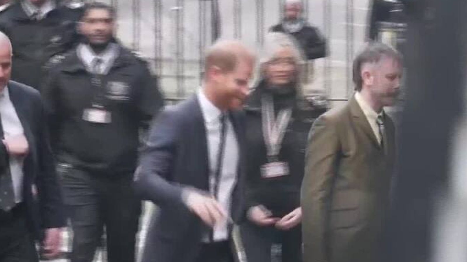 Prince Harry arrives for second day in court as part of landmark privacy trial