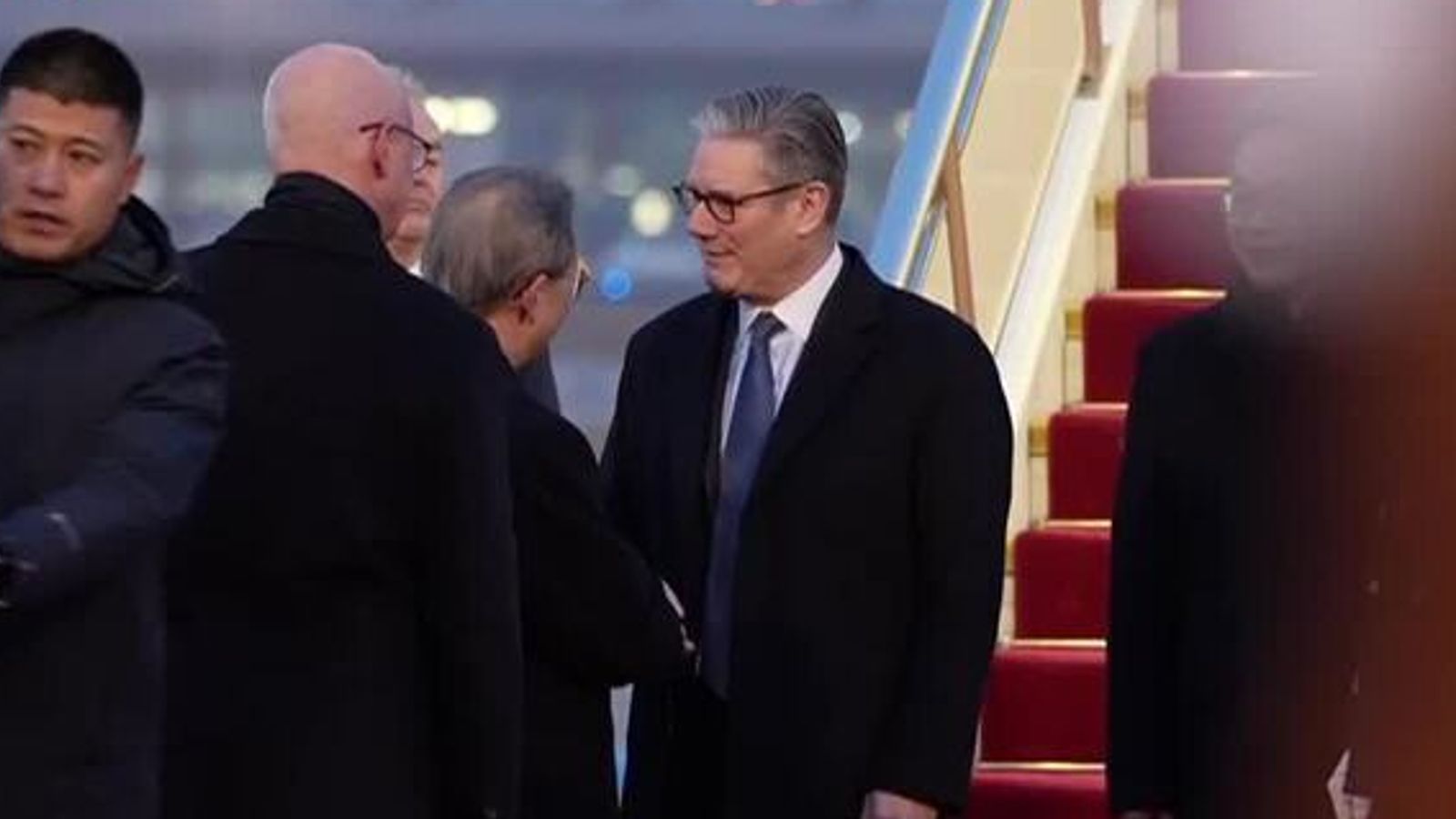 Keir Starmer arrives in Beijing for talks with China's President Xi