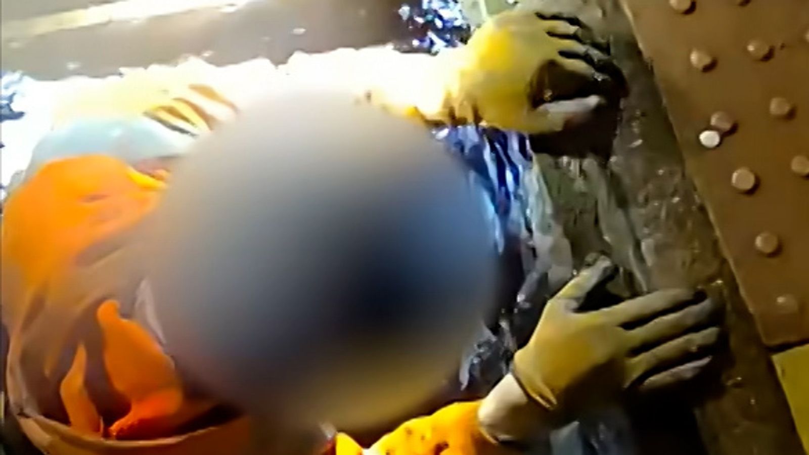 Suspected cable thief arrested as emerged from underground