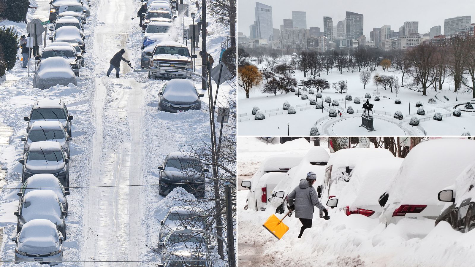 US weather: Thousands of flights cancelled and more than 810,000 homes without power as huge winter storm hits