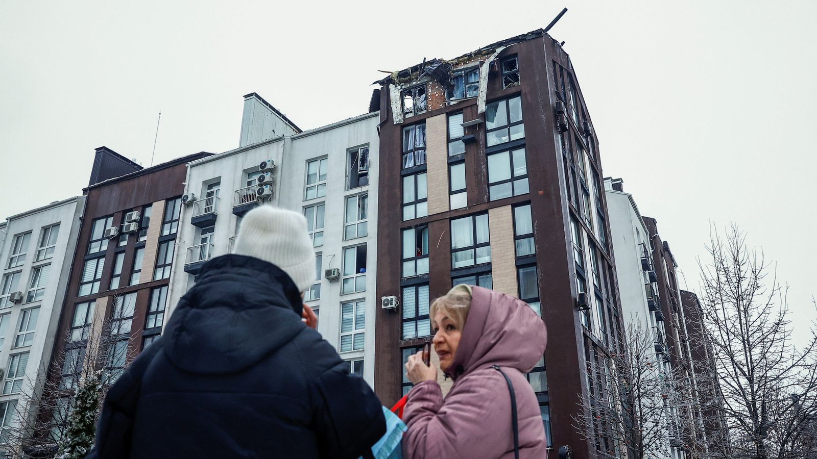 Ukraine war latest: Zelenskyy warns Putin is preparing 'new massive strike' - as dramatic video shows baby's evacuation from burning train