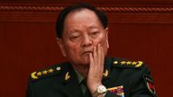 Gen. Zhang Youxia, vice chairman of China's Central Military Commission, in March 2025. File pic: AP