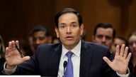 Rubio appears before US Senate