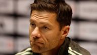 Madrid coach Xabi Alonso. Pic: Reuters