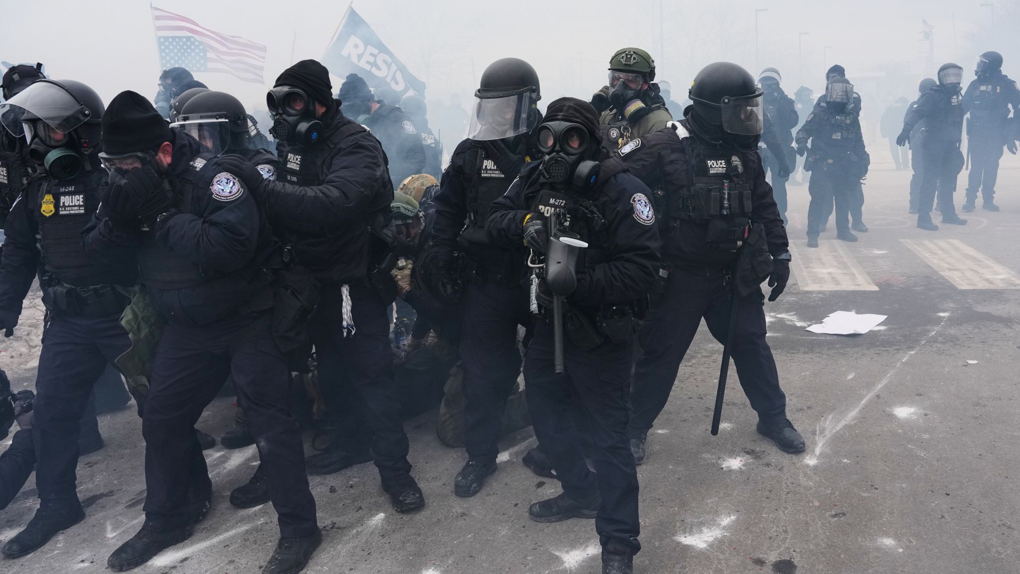 'Scene of utter chaos': Sky correspondent struggles to speak as tear ...