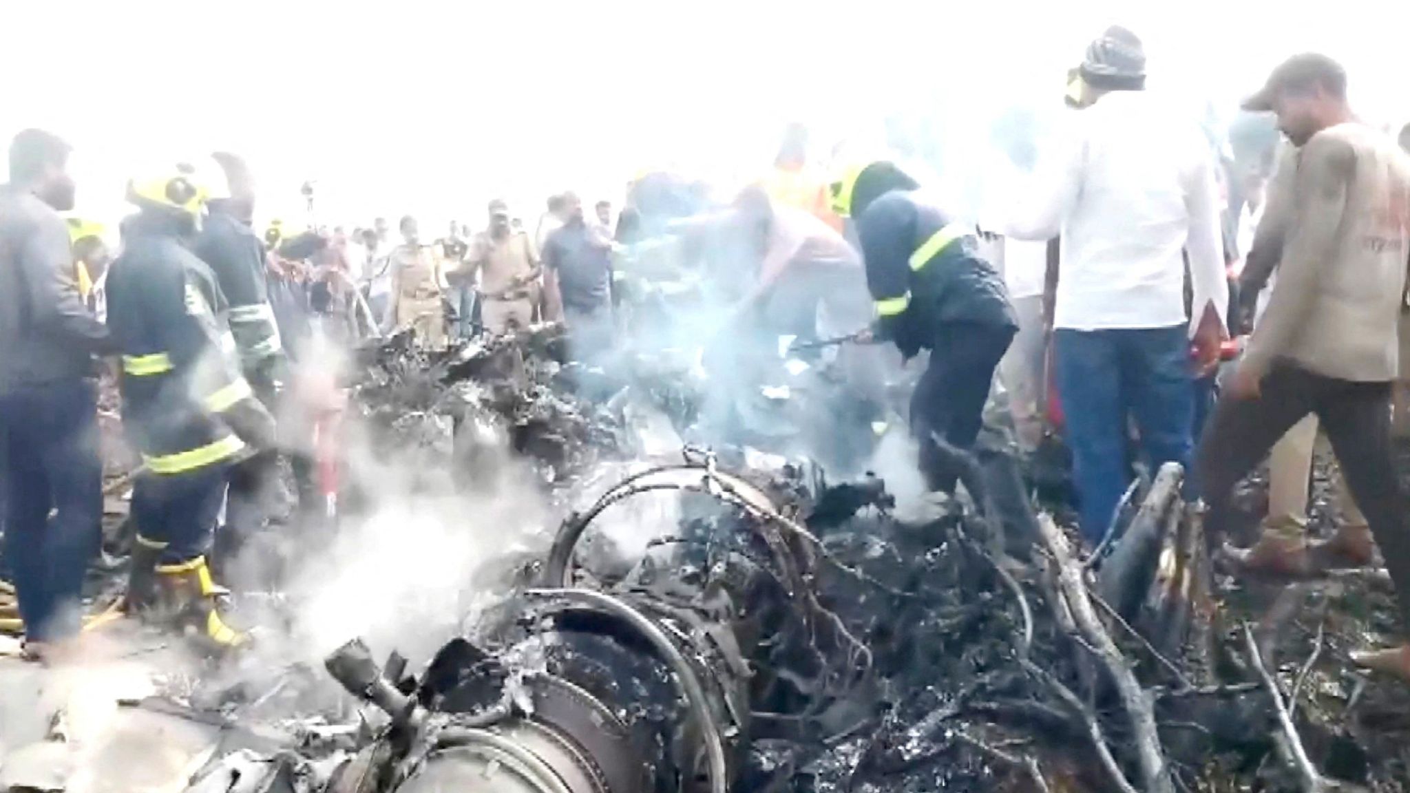Senior politician dies in India plane crash | World News | Sky News
