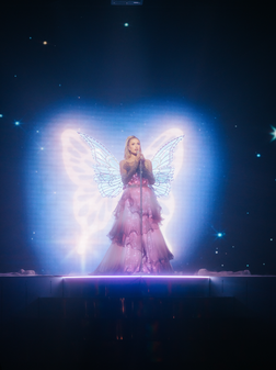 Hilton performing her song ADHD at the Hollywood Palladium. Image: CinemaLive