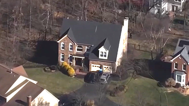The family home in Northern Virginia, where the bodies of Christine Banfield and Joseph Ryan were found
