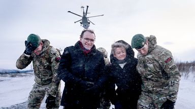 Foreign Secretary Yvette Cooper with Norwegian Foreign Minister Barth Eade in January. Photo: PA