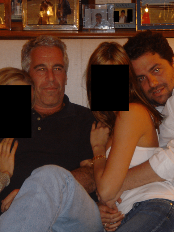 Brett Ratner with Jeffrey Epstein. Pic: US Department of Justice