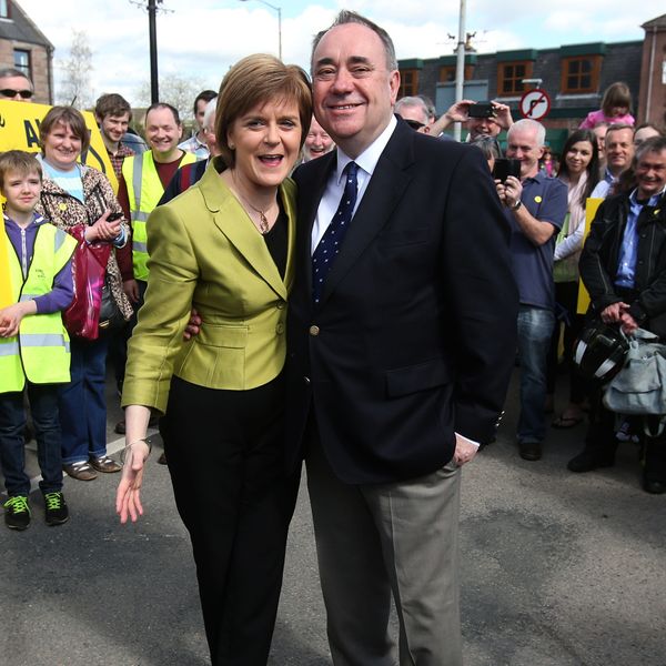 Nicola Sturgeon and Alex Salmond in 2015. Pic: PA