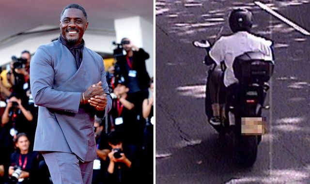 Sir Idris Elba caught speeding on moped a day after announcing Netflix movie about Charles's charity The King's Trust