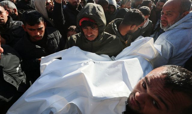 Israeli strikes kill at least 12 Palestinians in Gaza, hospital officials say