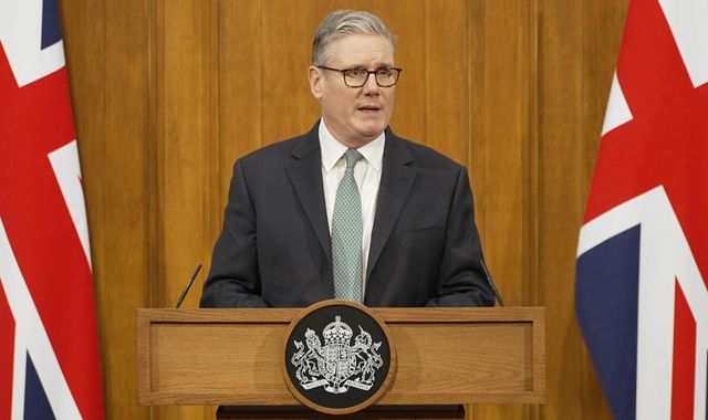 Trade war 'not the right way to resolve our differences', says Sir Keir Starmer