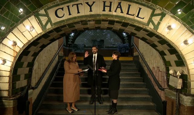 Democratic socialist Zohran Mamdani sworn in as New York City mayor ahead of public ceremony