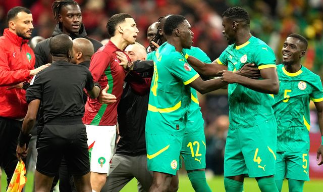 Africa Cup of Nations final: Senegal's 'shameful' walk-off mars victory over Morocco as Sadio Mane slams 'sad' incident