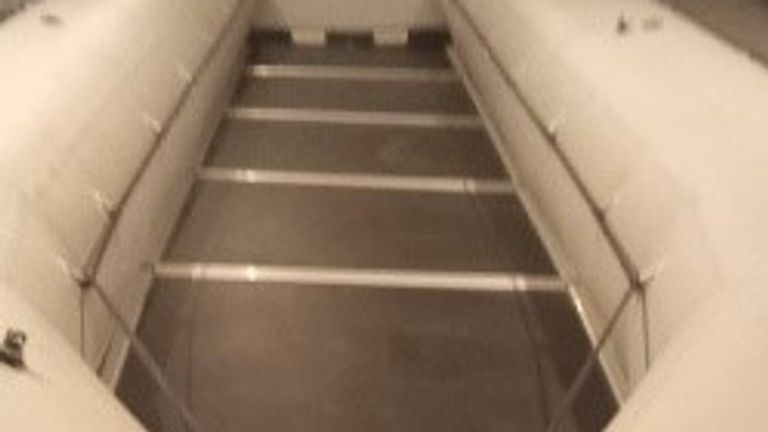 Rahimpur also sent pictures of a white boat to Savas. Pic: NCA