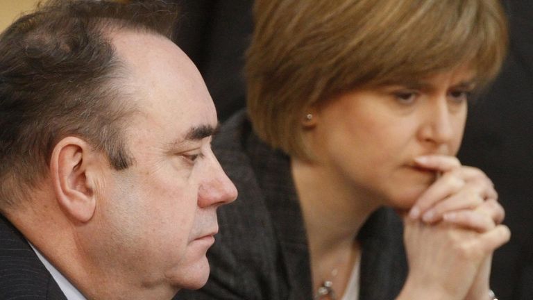 Alex Salmond and Nicola Sturgeon in 2011. Pic: PA