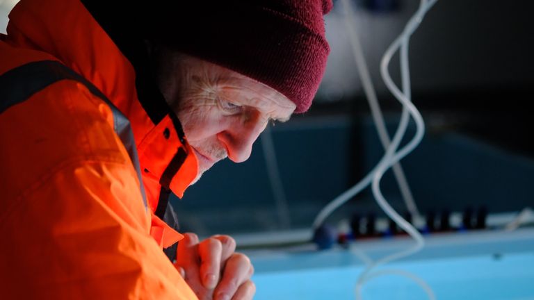 Professor Lloyd Peck of the British Antarctic Survey