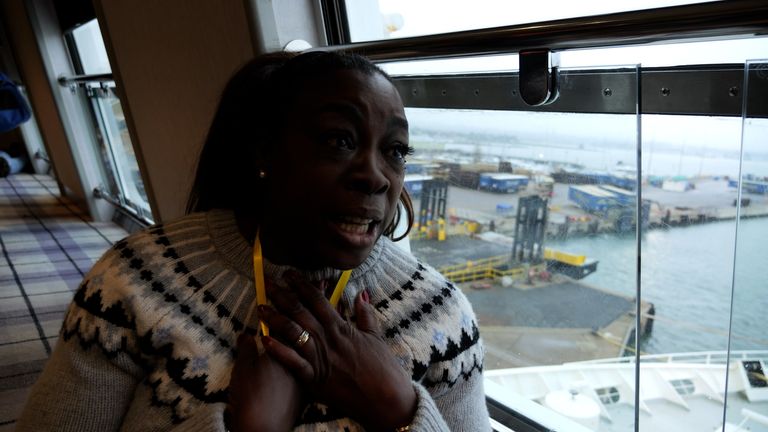 Bernadette, 66, is a police volunteer who took part in the simulation training