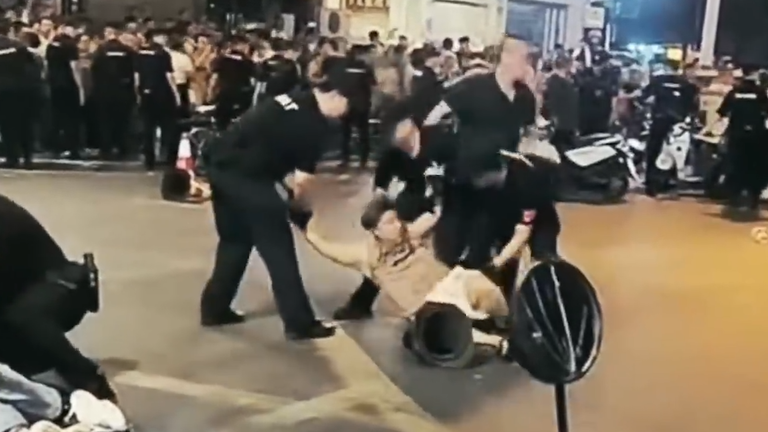 A protest sparked by a school bullying incident spiralled into violence in Jiangyou, Sichuan province in August