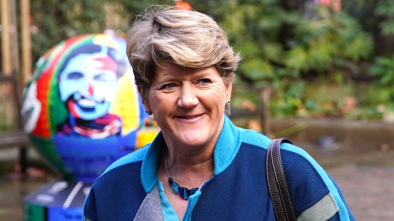 Clare Balding.
Pic: PA