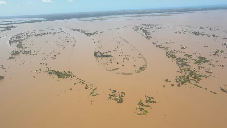 The broke banks of the Limpopo River