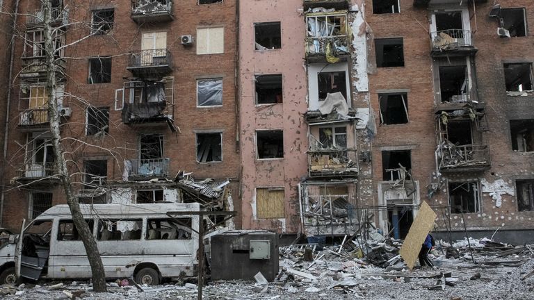 More than 20 people were injured in the capital and electricity was knocked out to more than half a million homes. Pic: Reuters